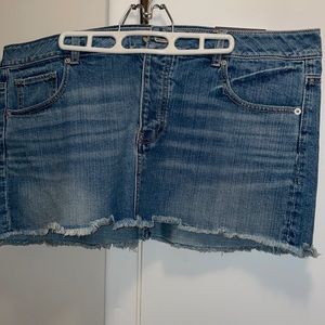 American eagle outfitters micro denim skirt